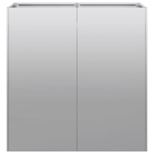 Verzinkter Stahl Pflanzkübel 80x40x80 cm