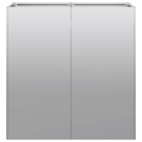 Verzinkter Stahl Pflanzkübel 80x40x80 cm