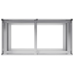 Verzinkter Stahl Pflanzkübel 80x40x80 cm