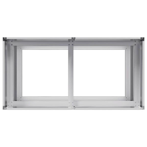 Verzinkter Stahl Pflanzkübel 80x40x80 cm
