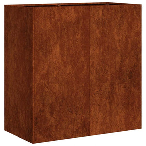 Rostiger Pflanzkübel 80x40x80cm