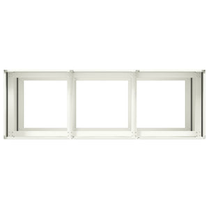 Weißer Pflanzkübel 120x40x80 cm