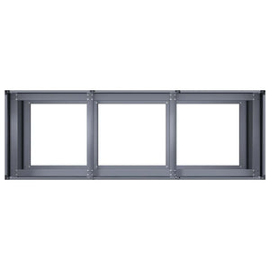 Anthrazit Pflanzkübel 120x40x80 cm
