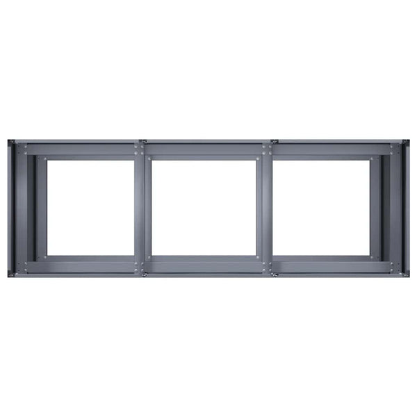 Anthrazit Pflanzkübel 120x40x80 cm