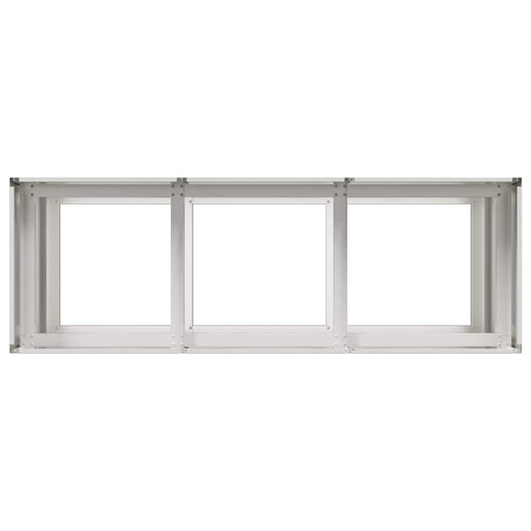 Edelstahl Pflanzkübel 120x40x80 cm