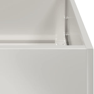 Edelstahl Pflanzkübel 200x40x80 cm