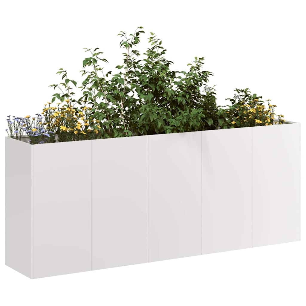 Edelstahl Pflanzkübel 200x40x80 cm
