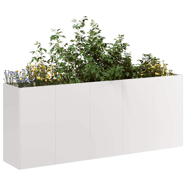 Edelstahl Pflanzkübel 200x40x80 cm
