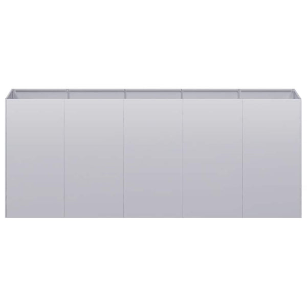 Verzinkter Stahl Pflanzkübel 200x40x80 cm