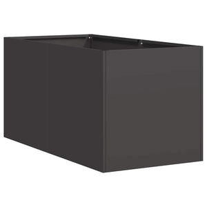 Schwarzer Pflanzkübel 40x80x40 cm