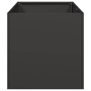 Schwarzer Pflanzkübel 40x80x40 cm