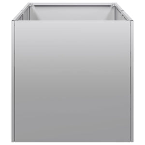 Verzinktes Stahl Pflanzgefäß 40x80x40 cm