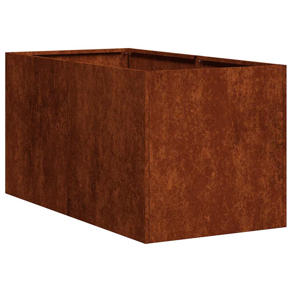 Rostiger Pflanzkübel 40x80x40 cm