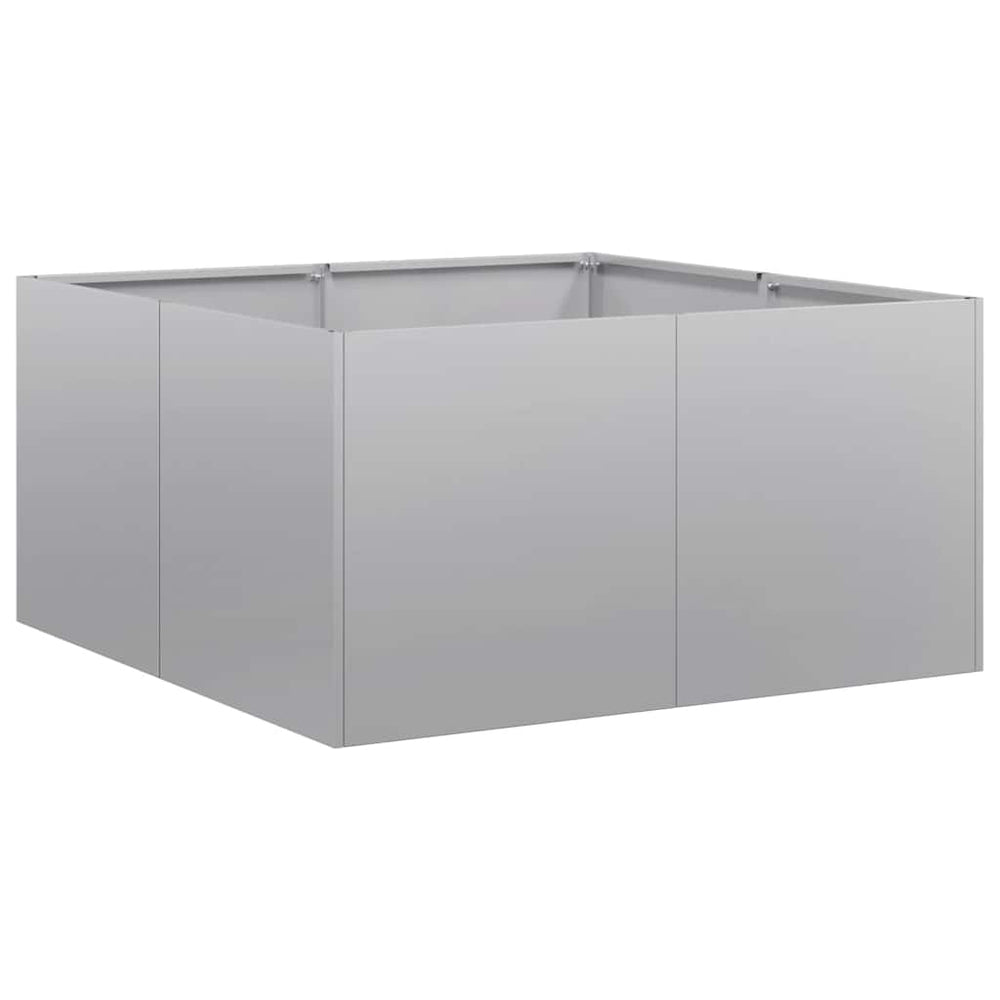 Verzinkter Stahl Pflanzkübel 80x80x40 cm