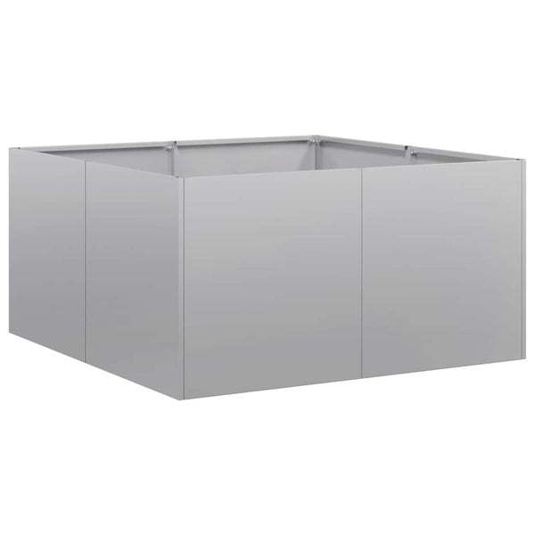 Verzinkter Stahl Pflanzkübel 80x80x40 cm