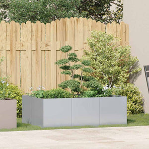 Verzinkter Stahl Pflanzkübel 120x80x40 cm