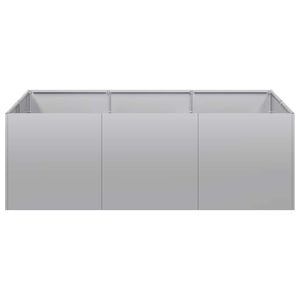 Verzinkter Stahl Pflanzkübel 120x80x40 cm