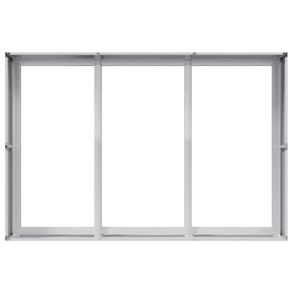 Verzinkter Stahl Pflanzkübel 120x80x40 cm
