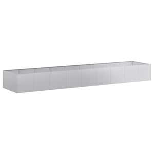 Verzinktes Stahl Pflanzgefäß 360x80x40 cm