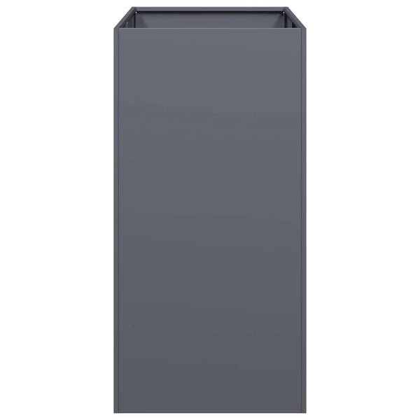 Anthrazit Pflanzgefäß 40x80x80 cm Stahl