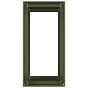 Olivgrünes Stahl Pflanzgefäß 40x80x80cm