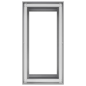 Verzinktes Stahl-Pflanzgefäß 40x80x80 cm