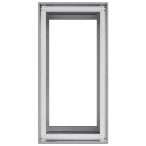 Verzinktes Stahl-Pflanzgefäß 40x80x80 cm