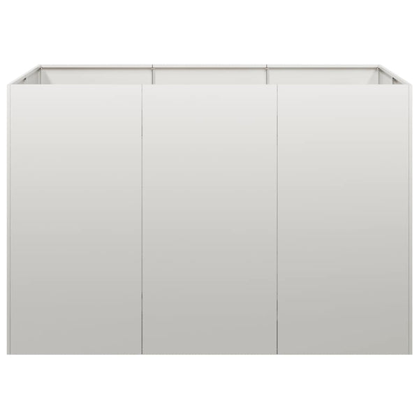 Edelstahl Pflanzkübel 120x80x80 cm