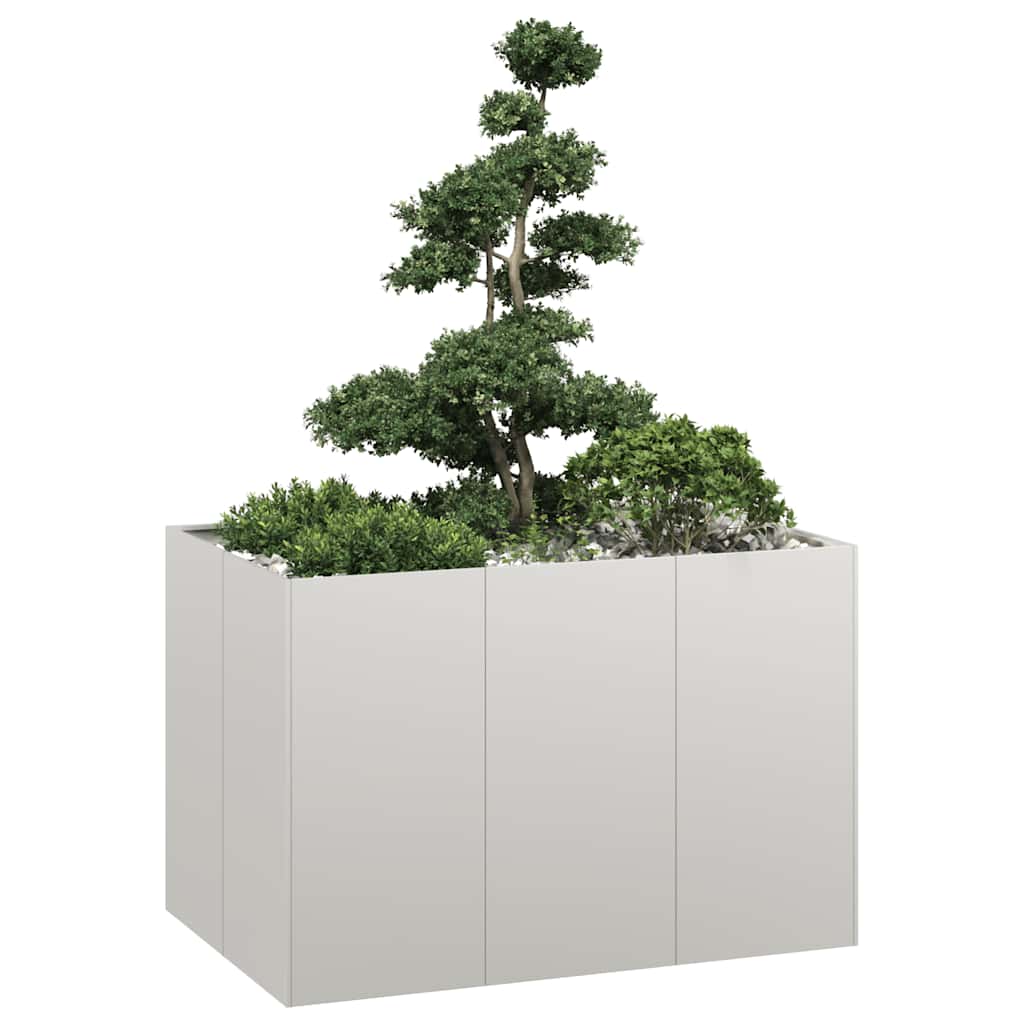 Edelstahl Pflanzkübel 120x80x80 cm