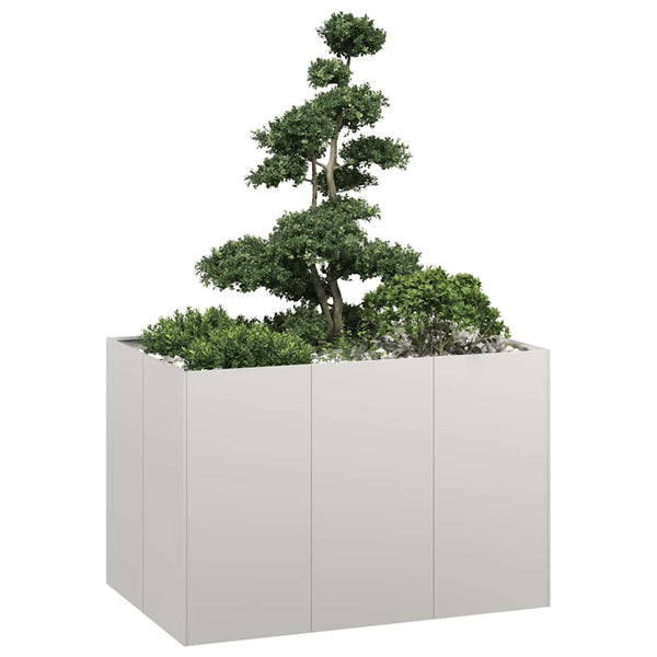 Edelstahl Pflanzkübel 120x80x80 cm