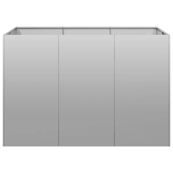 Verzinkter Stahl Pflanzkübel 120x80x80 cm