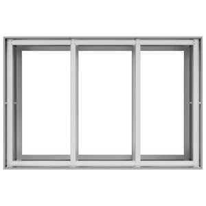 Verzinkter Stahl Pflanzkübel 120x80x80 cm