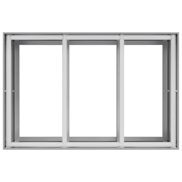 Verzinkter Stahl Pflanzkübel 120x80x80 cm