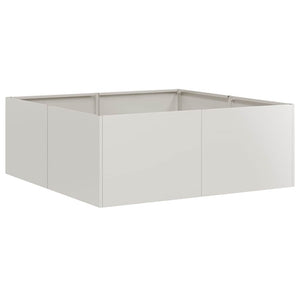 Edelstahl Pflanzkübel 80x80x30 cm