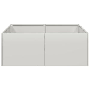 Edelstahl Pflanzkübel 80x80x30 cm