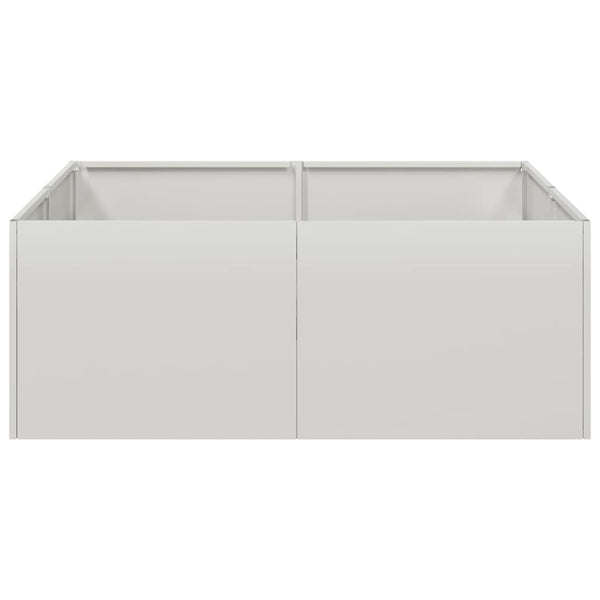 Edelstahl Pflanzkübel 80x80x30 cm