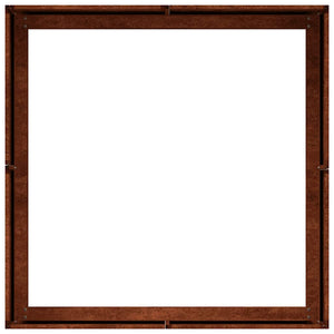 Rost Pflanzkübel 80x80x30 cm