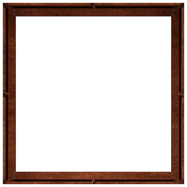 Rost Pflanzkübel 80x80x30 cm