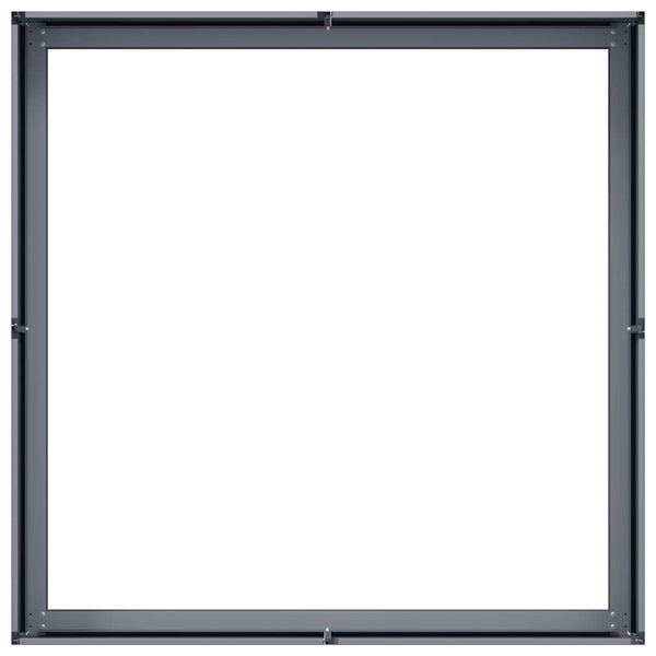 vidaXL Jardinière anthracite 100x100x30 cm Acier