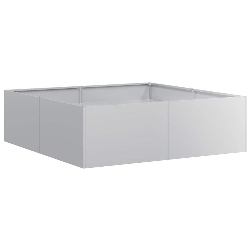 Verzinkter Stahl Pflanzkübel 100x100x30 cm