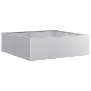 Verzinkter Stahl Pflanzkübel 100x100x30 cm