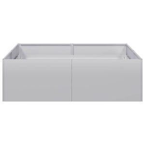 Verzinkter Stahl Pflanzkübel 100x100x30 cm