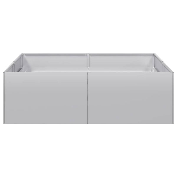 Verzinkter Stahl Pflanzkübel 100x100x30 cm