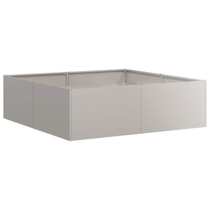 Rostiger Pflanzkübel 100x100x30 cm