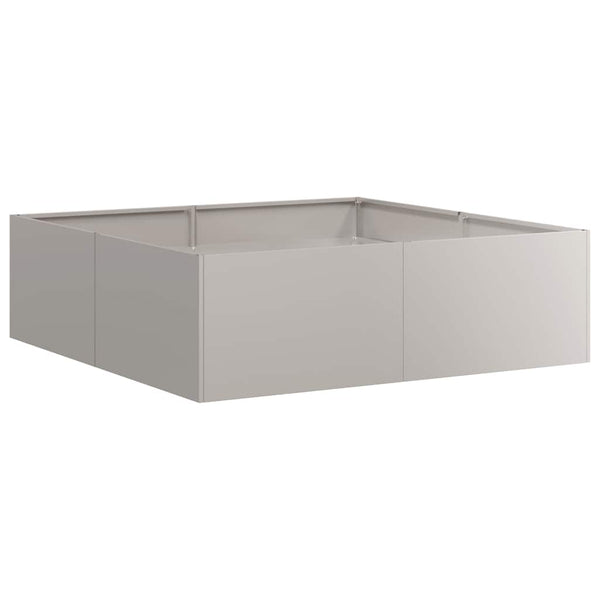 Rostiger Pflanzkübel 100x100x30 cm