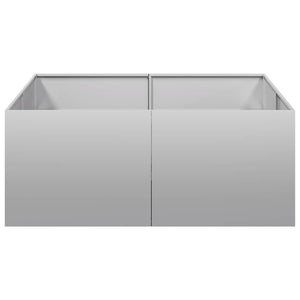 Verzinkter Stahl Pflanzkübel 100x100x40 cm