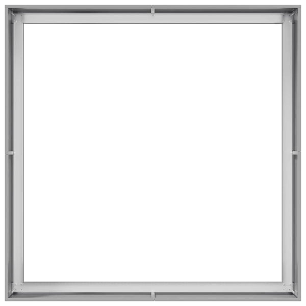 Verzinkter Stahl Pflanzkübel 100x100x40 cm