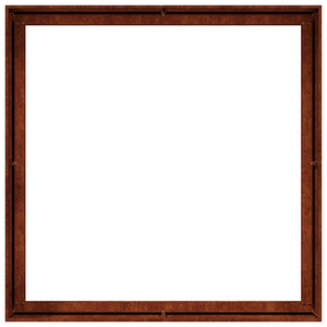 Rostiger Pflanzkübel 100x100x40 cm