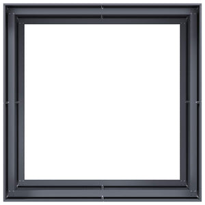 vidaXL Jardinière anthracite 100x100x80 cm Acier