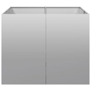 Verzinkter Stahl Pflanzkübel 100x100x80 cm